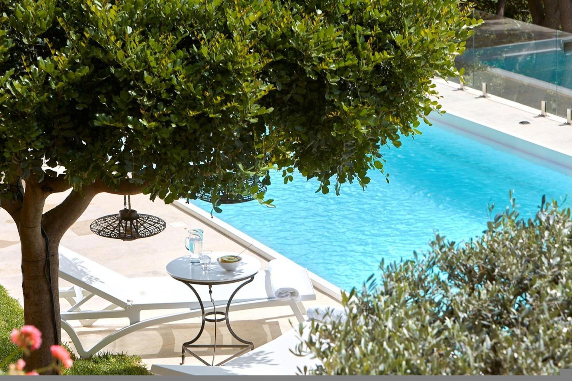 Villa Vollard With Amazing View Pool Heraclión Exterior foto