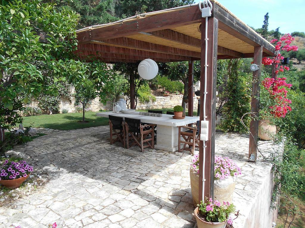 Villa Vollard With Amazing View Pool Heraclión Exterior foto